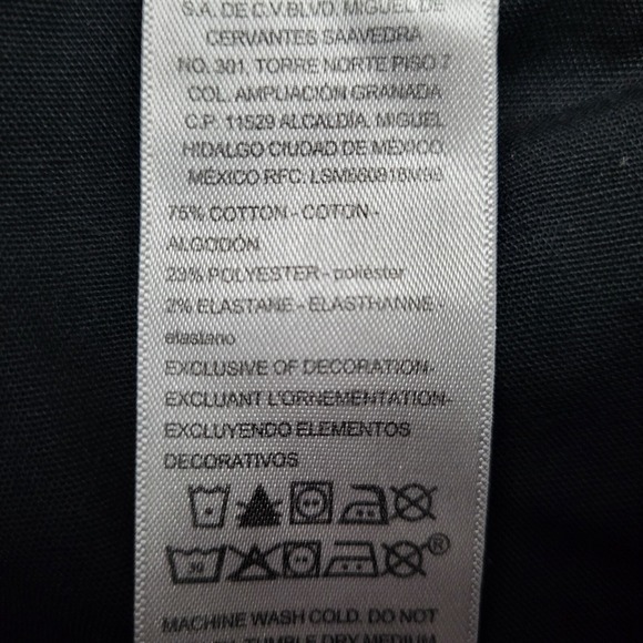 Signature Levi Strauss Womens Mid Rise Skinny Jeans Black 12S W31 L28 - Picture 8 of 11